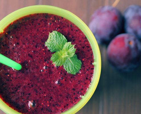 Plum and Beetroot Smoothie