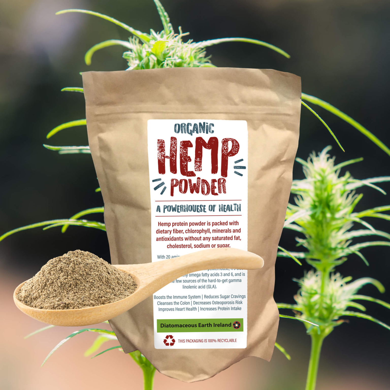 Hemp Powder Diatomaceous Earth Ireland