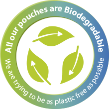 Biodegradable badge